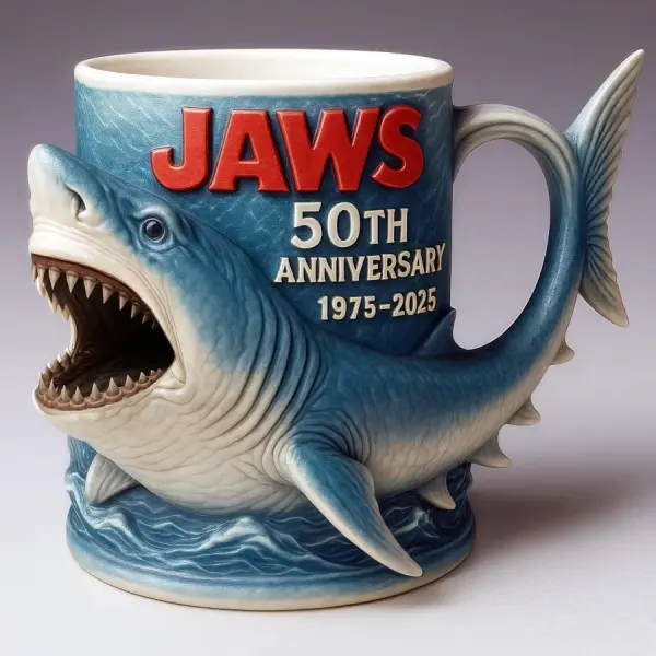 🦈☕Jaws 50th Anniversary Shark Mug - Lukalula.com 