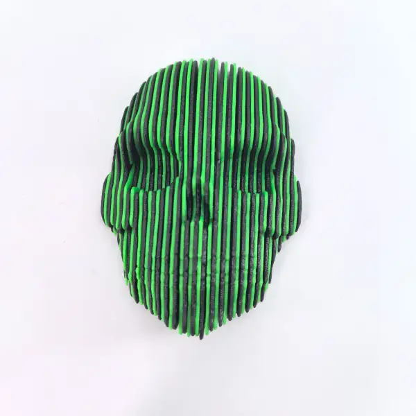 3D Printed Luminous Quantum Skull Glow In The Dark - Lukalula.com 