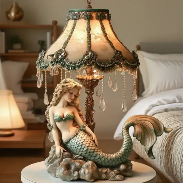 Enchanted Mermaid Table Lamp - Lukalula.com 