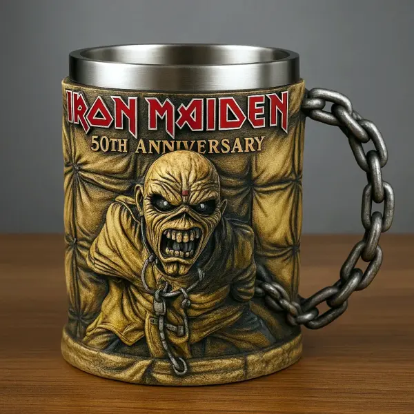 Iron Maiden 50th Anniversary Eddie 3D Mug - Lukalula.com 