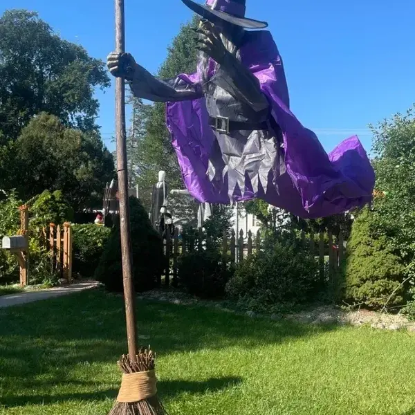 Halloween Props Garden Flying Witch - Lukalula.com 
