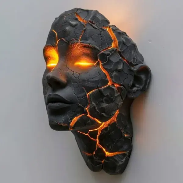 Cracked Soul Wall Light - Lukalula.com 