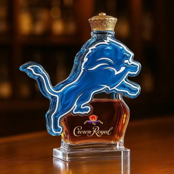 Detroit Lions Whiskey Bottle - Lukalula.com 
