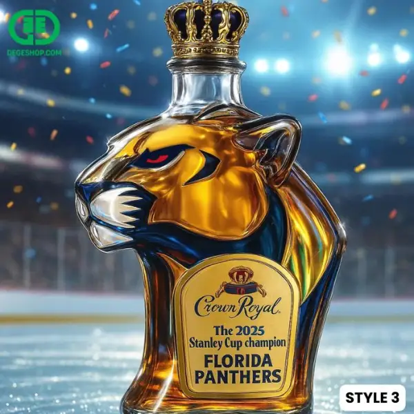 Florida Panthers Whiskey Bottle - Lukalula.com 