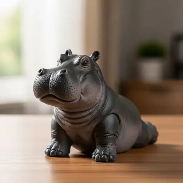 Clumsy Yoga Master Hippo - Lukalula.com 