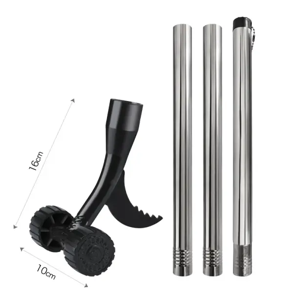 Vertical Manual Weeding Tool With Wheel Garden Gap Weeding Hook - Lukalula.com 