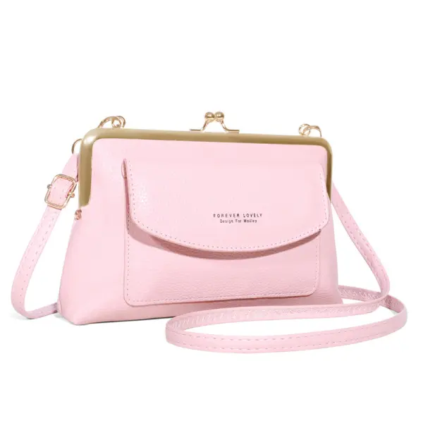 Large Capacity Phone Bag PU Crossbody Bag Fashion Sling Bag Coin Purse Wallet For Woman - Lukalula.com 