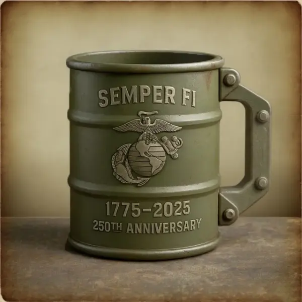 250th Anniversary Military Oil Drum Cup - Lukalula.com 