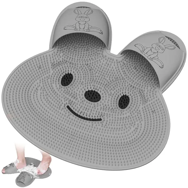 Rabbit Shape Foot Massage Spa Silicone Mat - Lukalula.com 