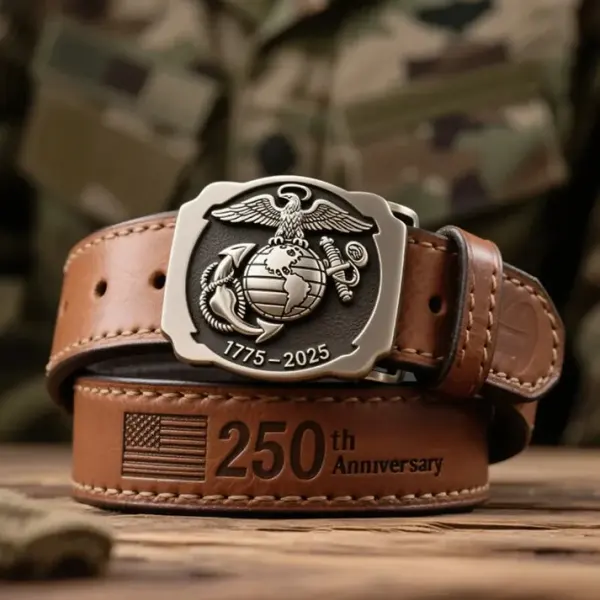 US Marine Corps 250th Anniversary Belt - Lukalula.com 