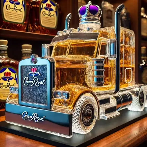 Semi Truck Whiskey Bottle - Lukalula.com 