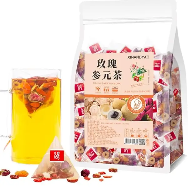 30Bags Rose Ginseng Tea Bags - Lukalula.com 