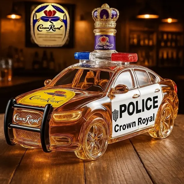 Police Car Whiskey Bottle - Lukalula.com 