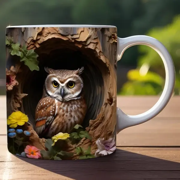 🦉3D Owl Mug - Lukalula.com 