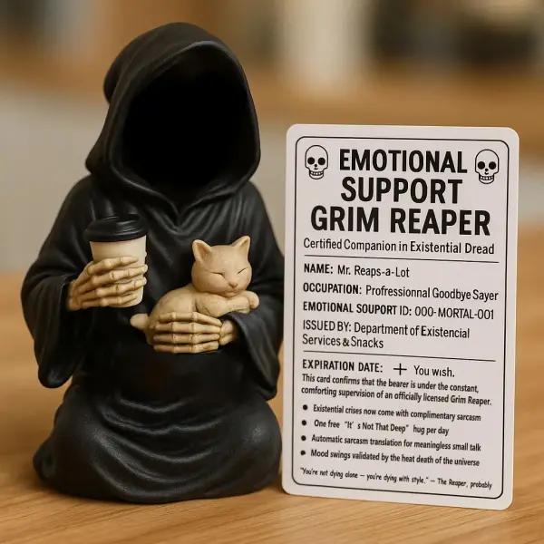 Emotional Support Death - Lukalula.com 