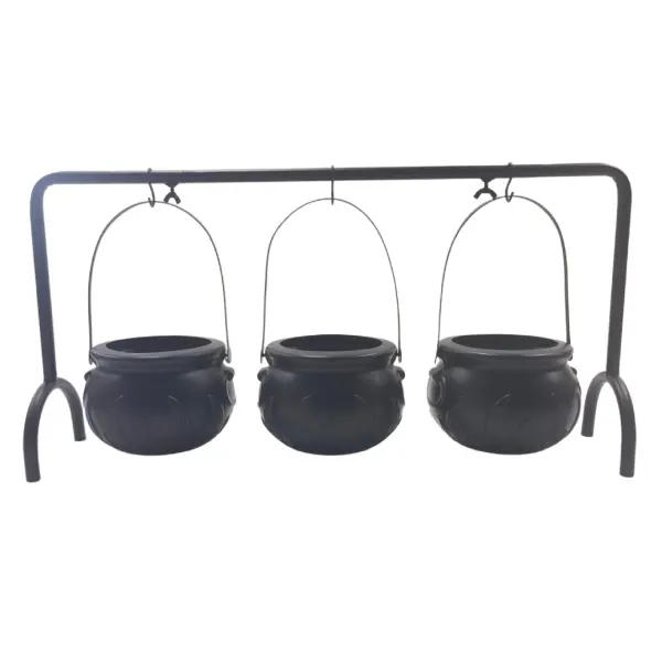 Halloween Witch Cauldron Candy Serving Bowl Hocus Pocus Decor - Lukalula.com 
