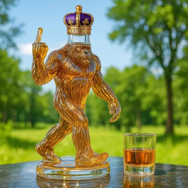 Funny Bigfoot Middle Finger Bottle - Lukalula.com 