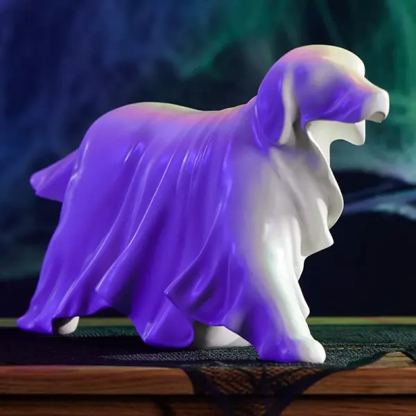 Ghost Dog Statue Halloween Costume - Lukalula.com 