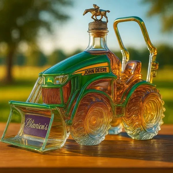John Deere Tractor Whiskey Bottle - Lukalula.com 