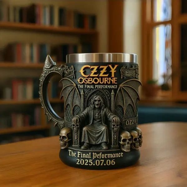 3D Ozzy Osbourne Commemorative Mug - Lukalula.com 