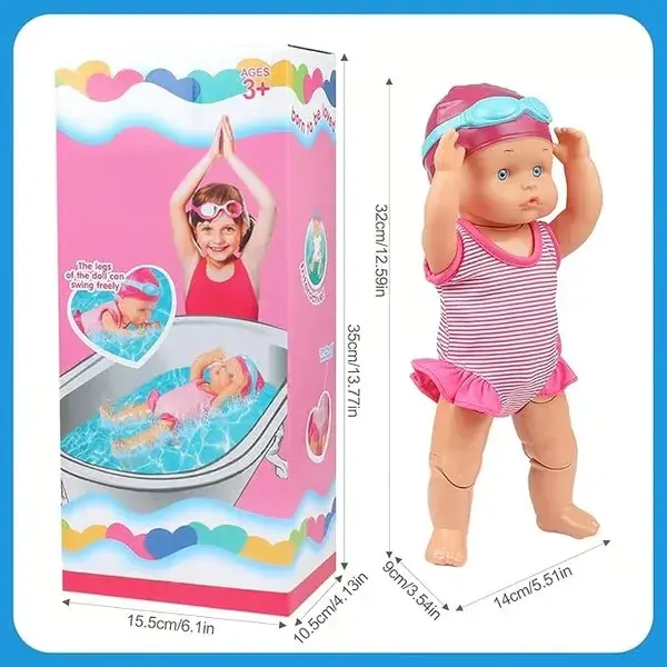2025 New Packaging Waterproof Swimming Doll - Lukalula.com 