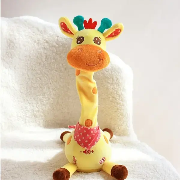 🎉 Best-Selling Musical Giraffe Toy – Sings, Dances & Repeats What You Say! 🦒🎵🗣️ - Lukalula.com 