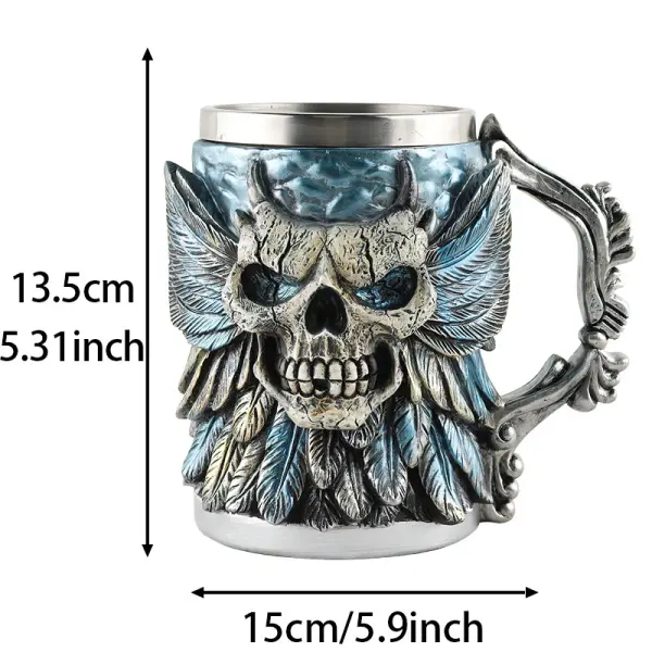 Scary Halloween Skull Mug - Lukalula.com 