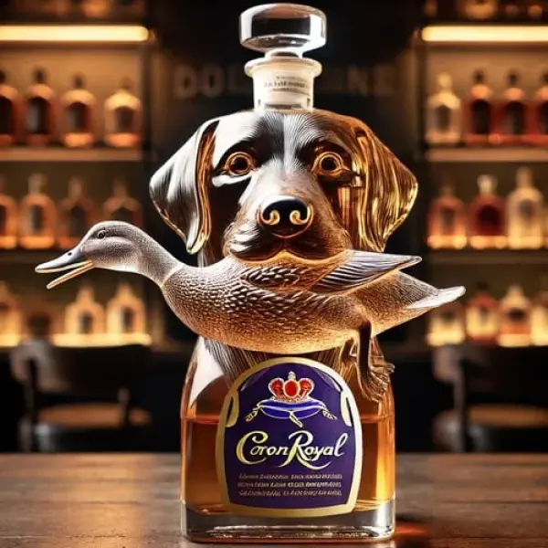 Hunting Dog Whiskey Bottle - Lukalula.com 