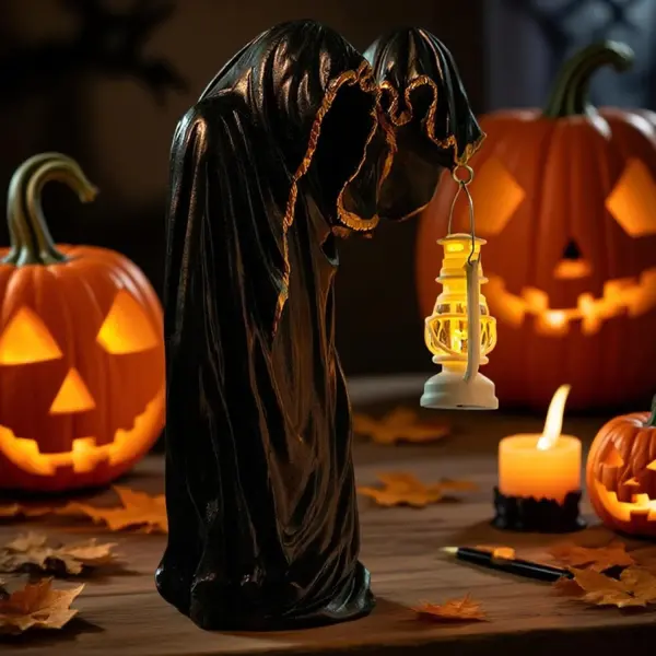 Spooky Witch Lantern Statue Decoration-Halloween - Lukalula.com 