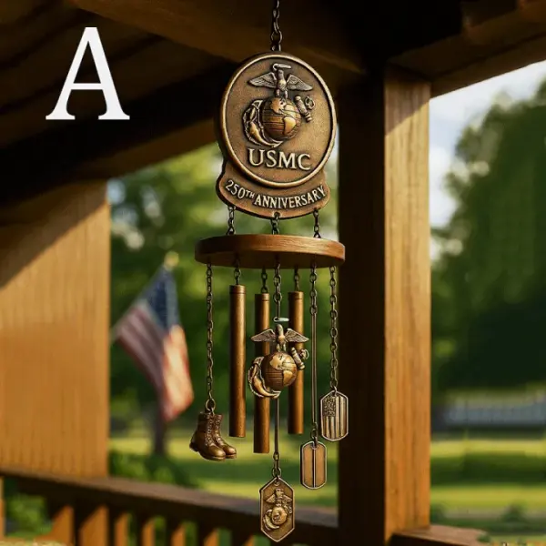 Marine Corps 250th Anniversary Wind Chime - Lukalula.com 