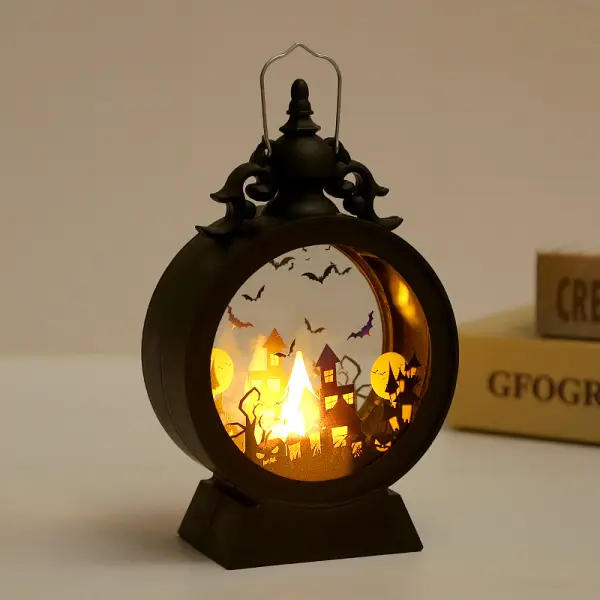 🎃💡Halloween Retro Round Portable Lantern - Lukalula.com 