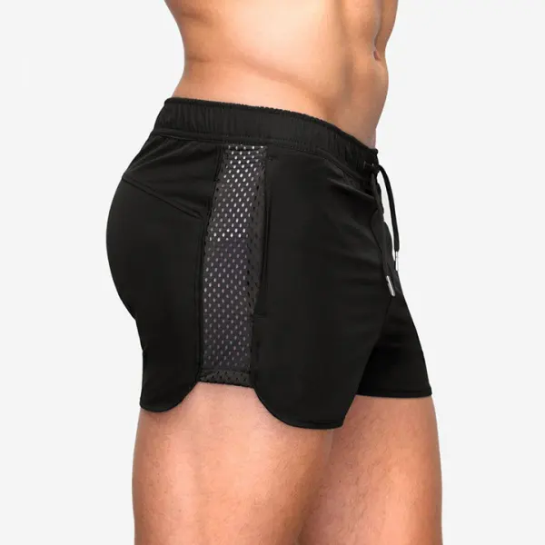 Men's Stretch Mesh Quick Dry Gym Shorts - Keymimi.com 