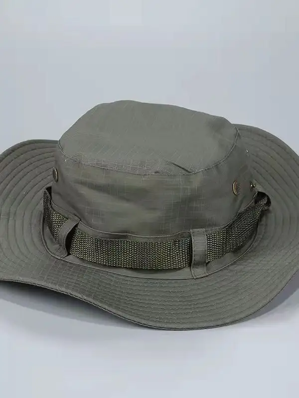 Men's Outdoor Breathable Drawstring Sun Protection Fishing Cap - Menbarn.com 