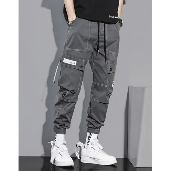 Multi-pocket Top-threaded Cargo Pants - Burstarsunshine.com 