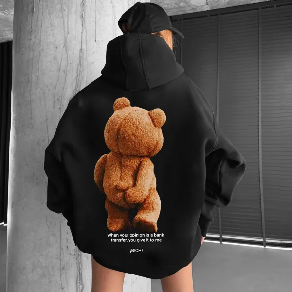 Oversize Teddy Bear Hoodie - Spiretime.com 