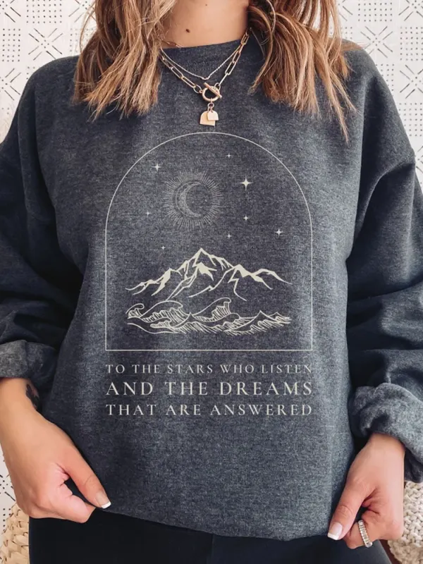 Acotar Sweatshirt To The Stars Who Listen Sweater Sarah J Maas - Anrider.com 