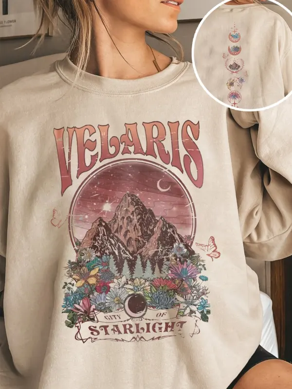 Velaris Sweatshirt Velaris City Of Starlight Sweatshirt - Pragmaace.com 