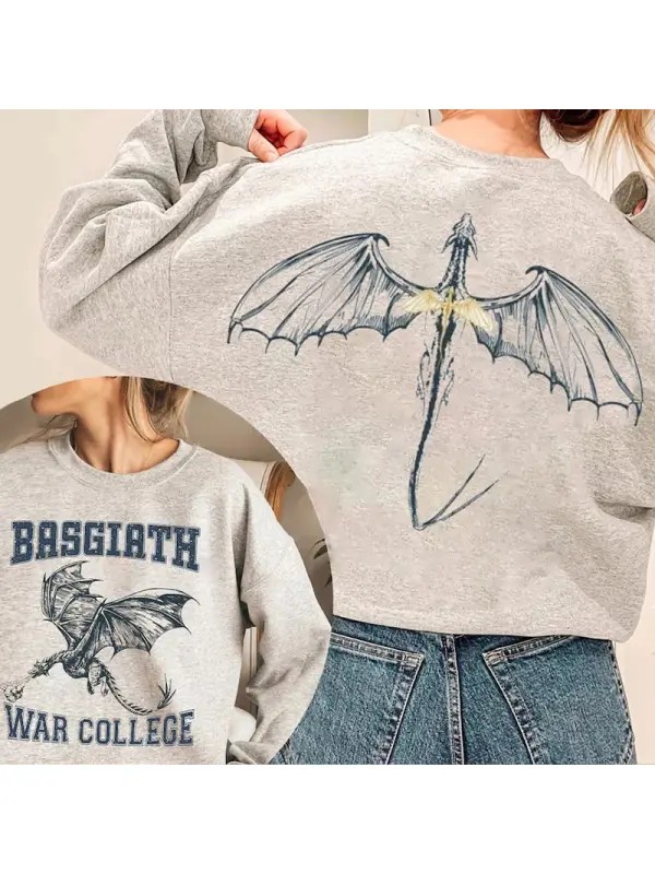 Basgiath War College Double-side Sweatshirt - Realyiyishop.com 