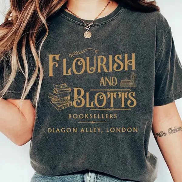 Flourish And Blotts Tshirt - Elementnice.com 
