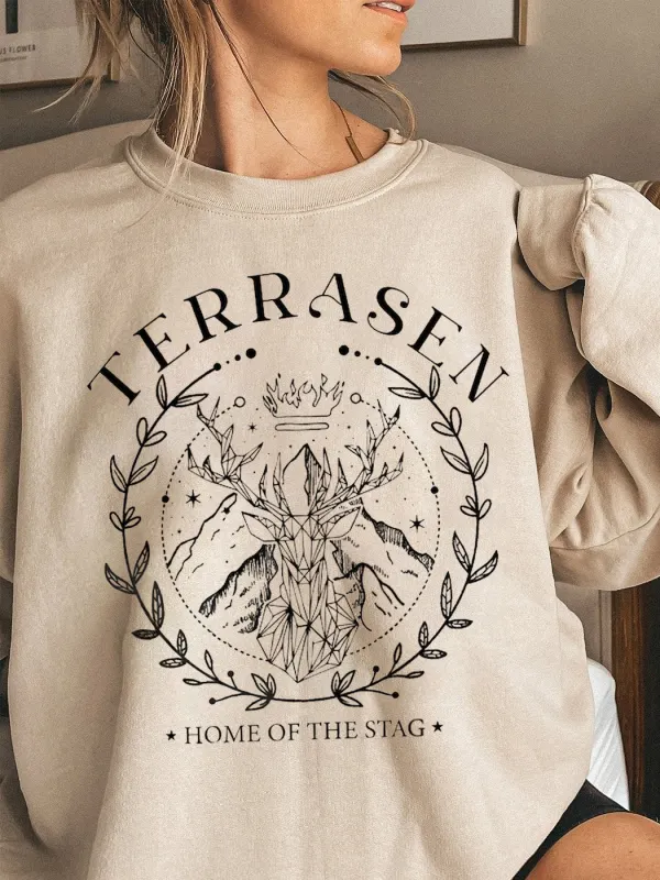 Crescent City Printed Sweatshirt - Anrider.com 