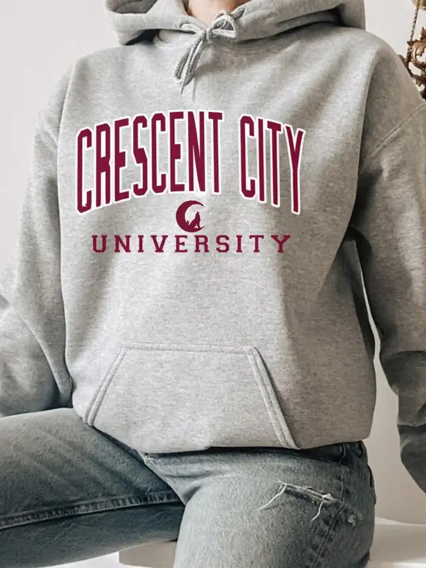 Crescent City Printed Hoodie - Machoup.com 