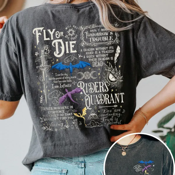 Basgiath War College Dragon Rider T-Shirt - Wayrates.com 