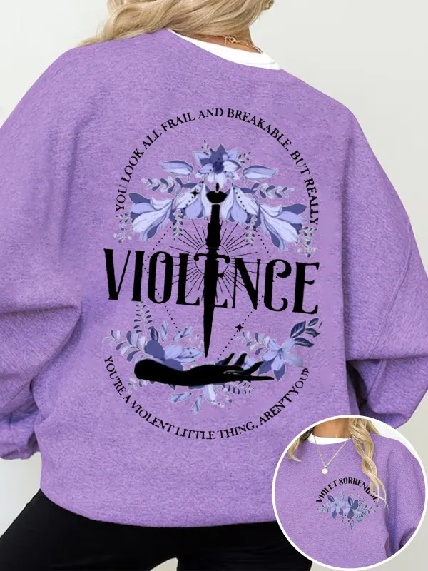 Violet Sorrengail Sweatshirt - Anrider.com 