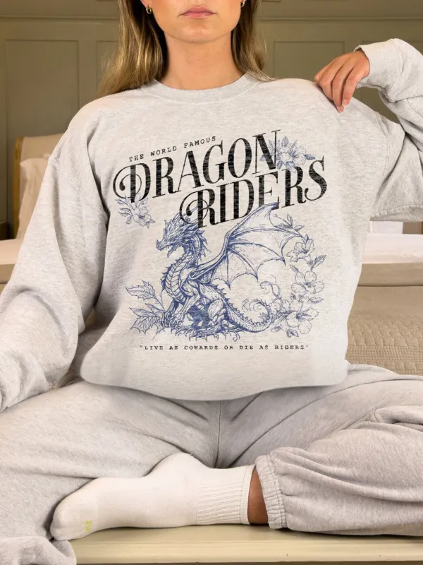 Fourth Wing Long-sleeved Sweatshirt - Anrider.com 