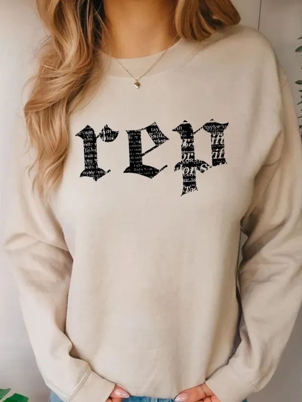 Reputation Letter Sweatshirt - Machoup.com 