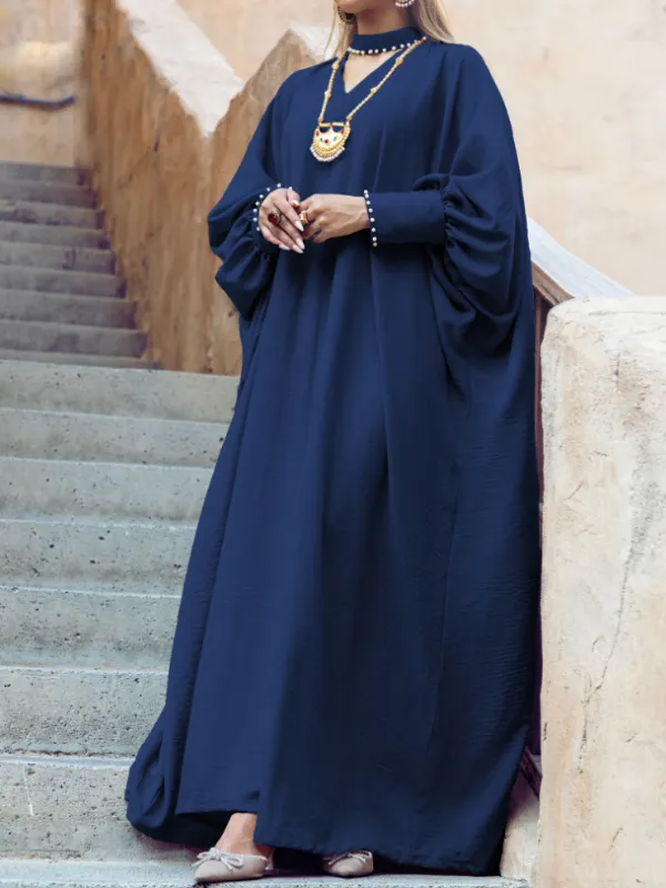 High Fashion Solid Color Dress Robe - Cominbuy.com 