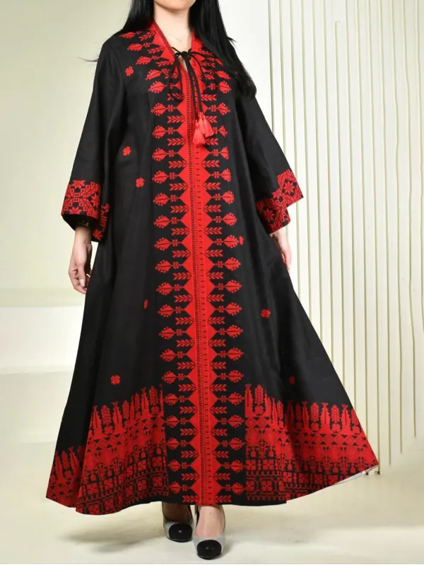 Stylish Printed Robe Dress - Hoplady.chimpone.com 