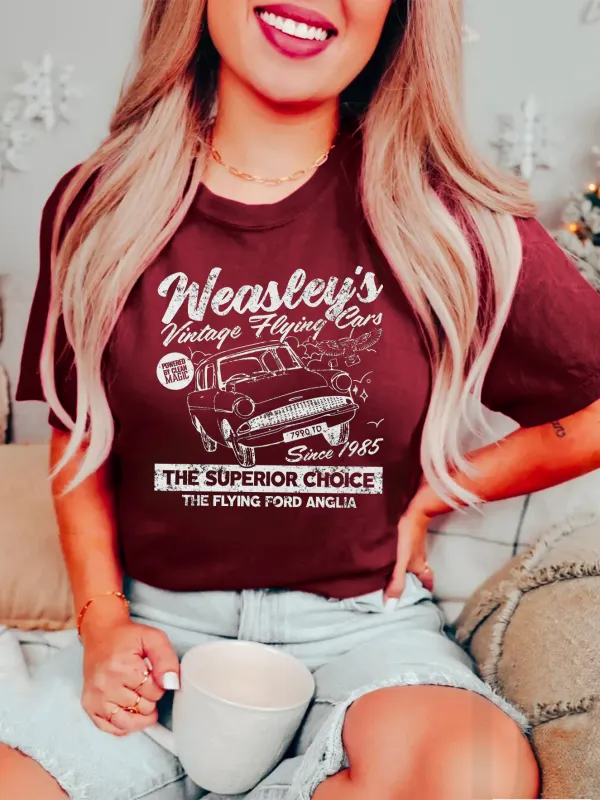 Flying Car Tshirt - Ootdmw.com 