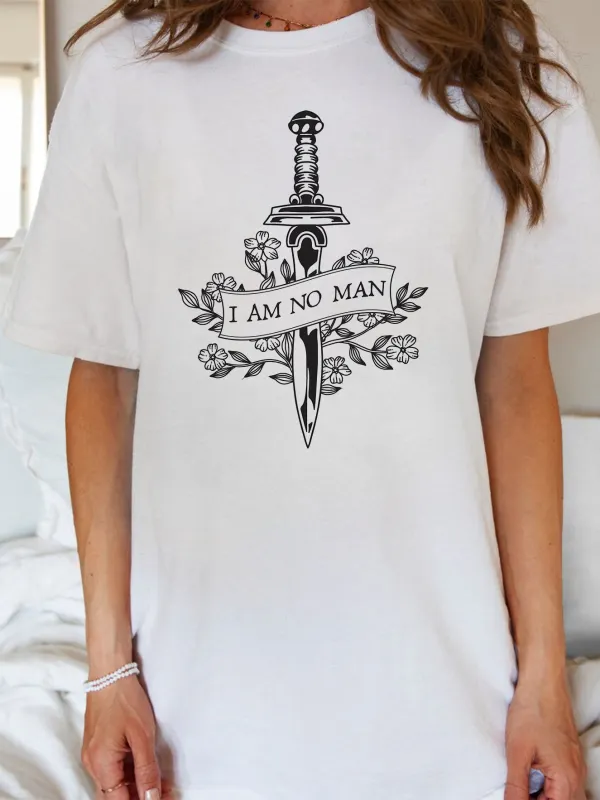 I Am No Man Shirt, Lord Of The Rings Shirt - Aptkoi.com 
