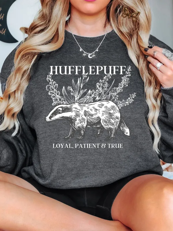 Hufflepuff House Hogwarts House Wizard Sweatshirt - Realyiyishop.com 